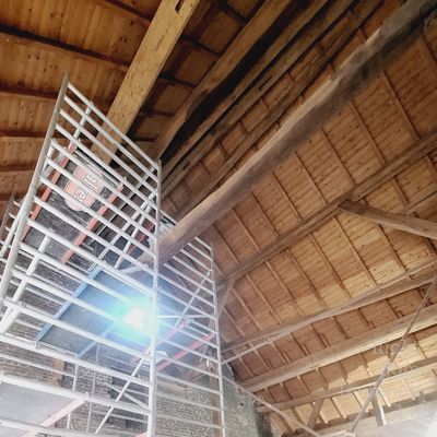 Balken en dakbeschot, Stokstraat Maastricht