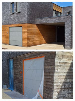 Gevelbekleding vernieuwd in Hasselt